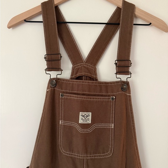 P&Co Albion Carpenter overalls - Washed Brown Size 4 - Picture 3 of 7